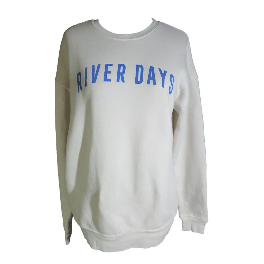 River Days Cream Crewneck Sweatshirt